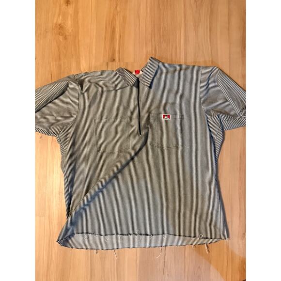 Ben Davis white and dark gray shirt - Picture 1 of 3